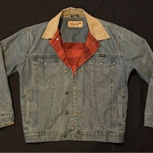Wrangler Blanket Lined Western Denim Jean Jacket
